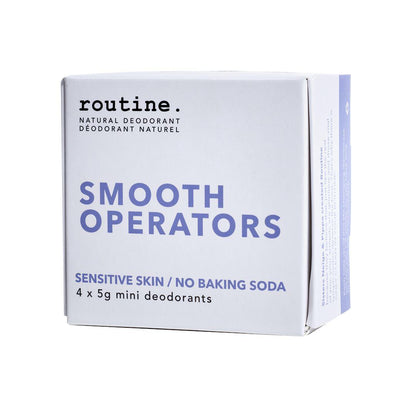 Routine Deodorant - SMOOTH OPERATOR MINIS KIT (4 X 5G) Bath and Body Routine Prettycleanshop