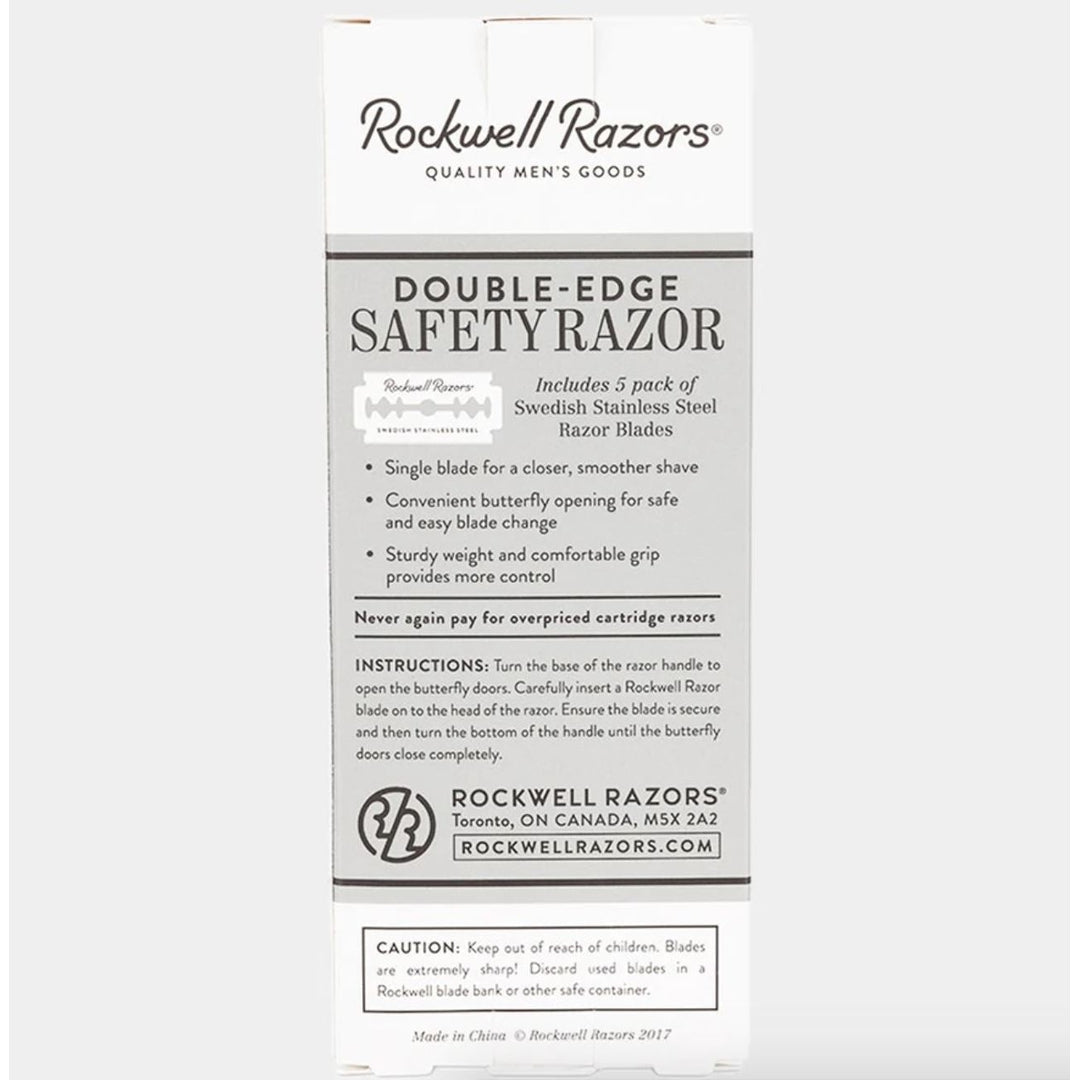 Safety Razor R1 butterfly Gunmetal by Rockwell Grooming Rockwell Razors Prettycleanshop