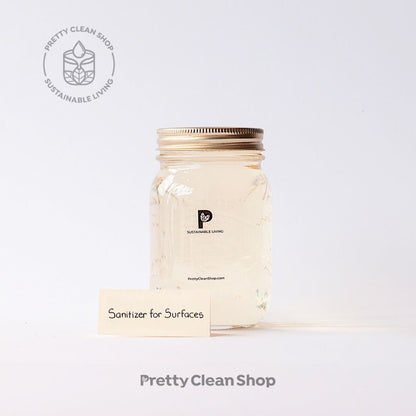 Sanitizer for Surfaces, Toys, Cloth diapers Cleaning Pure 500ml glass jar (REFILLABLE, includes $1.25 deposit) Prettycleanshop