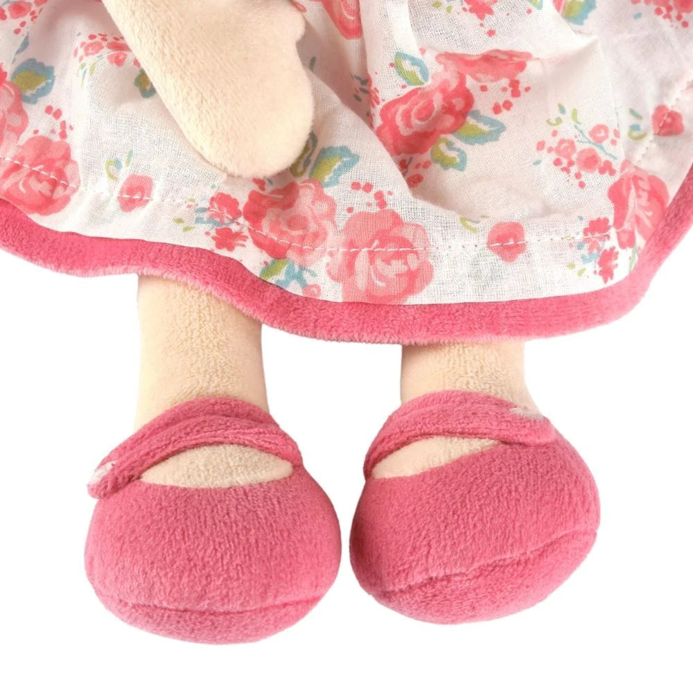 Scarlet - Beige Hair Bonikka Doll in Pink Floral Dress Kids Tikiri Toys Prettycleanshop