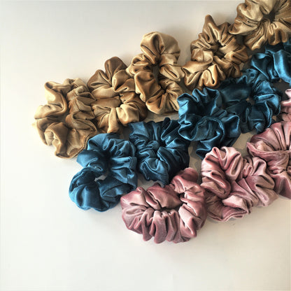 Scrunchies - Velvet Hair golden needle design co Prettycleanshop