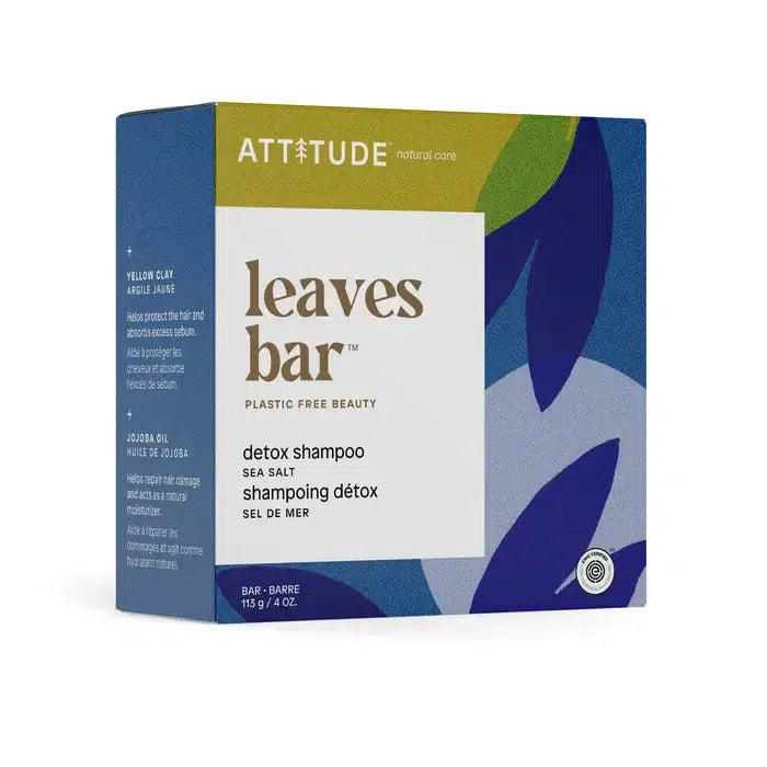 Shampoo Bar - Detox Sea Salt - by Attitude Hair Attitude Prettycleanshop