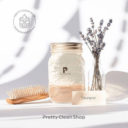 Shampoo - Lavender Mint Green Cricket Hair Green Cricket 500ml glass jar (REFILLABLE, includes $1.25 deposit) Prettycleanshop