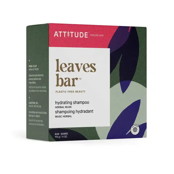 Shampoor Bar - Hydrating Herbal Musk - by Attitude Hair Attitude Prettycleanshop