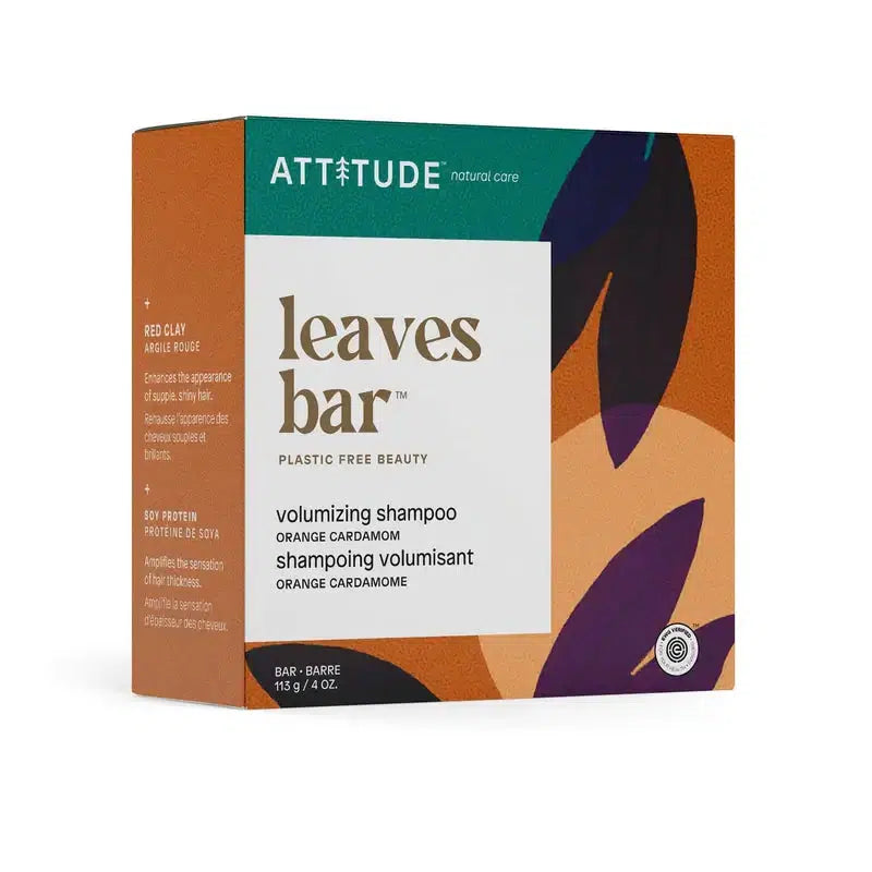 Shampoor Bar - Volumizing Orange Cardamom - by Attitude Hair Attitude Prettycleanshop