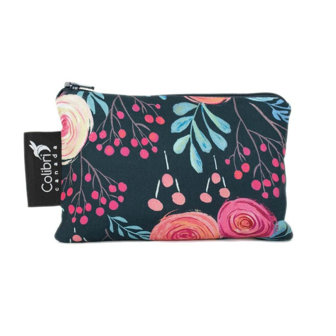 Small Snack Bag - Zipper on the go Colibri Roses Prettycleanshop