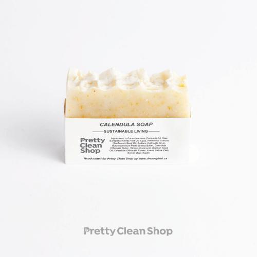 Artisanal Soap Bar Calendula x Pretty Clean Shop Bath and Body Pretty Clean Living Prettycleanshop