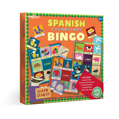 Spanish Vocabulary Bingo for Kids by eeBoo-Eeboo-Prettycleanshop