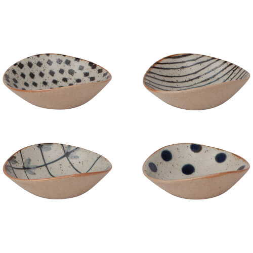 Stoneware Dip Dish Element - Unite Set of 4 Kitchen Now Designs Prettycleanshop