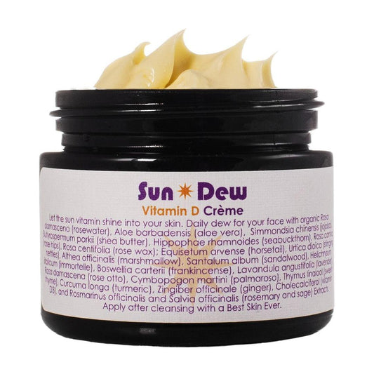 Sun Dew Vitamin D Creme by Living Libations Skincare Living Libations Prettycleanshop