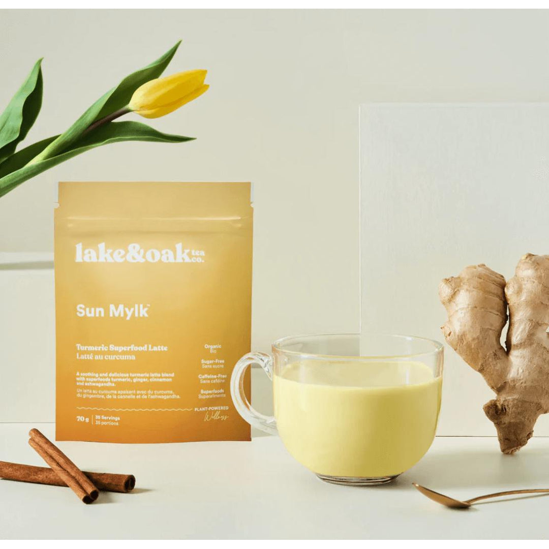 Sun Mylk Turmeric Latte + Adaptogens by Lake & Oak Tea Co. Wellness Lake & Oak Prettycleanshop
