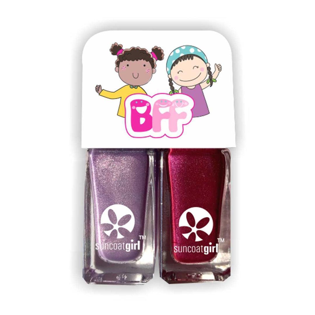 Suncoatgirl BFF Duo Nail Polish Set - Besties Kids Suncoatgirl Prettycleanshop