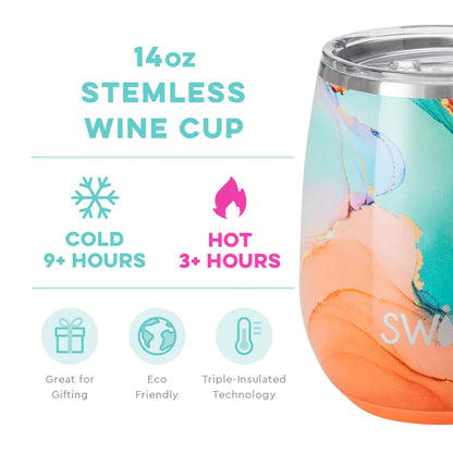 Travel Wine Cup (14oz) - Dreamsicle - Swig Life