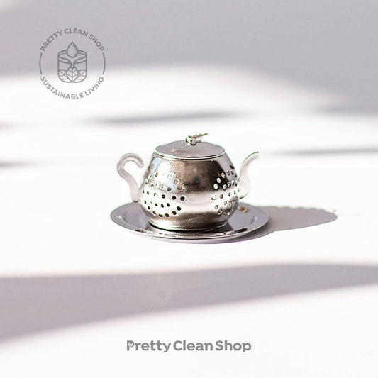 Tea Strainer Infuser - Teapot Ball Kitchen Pretty Clean Living Prettycleanshop