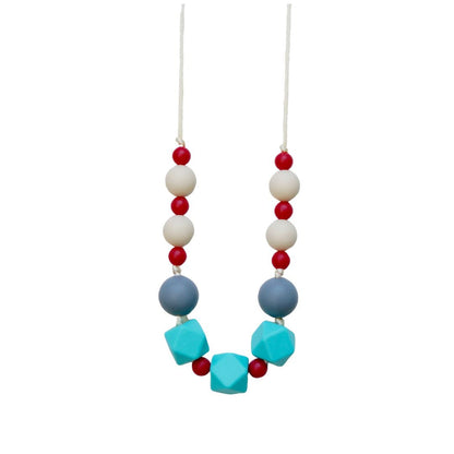 Teething necklace - Bold (different colours available) Baby and Kids Pretty Clean Living Bold - aqua Prettycleanshop