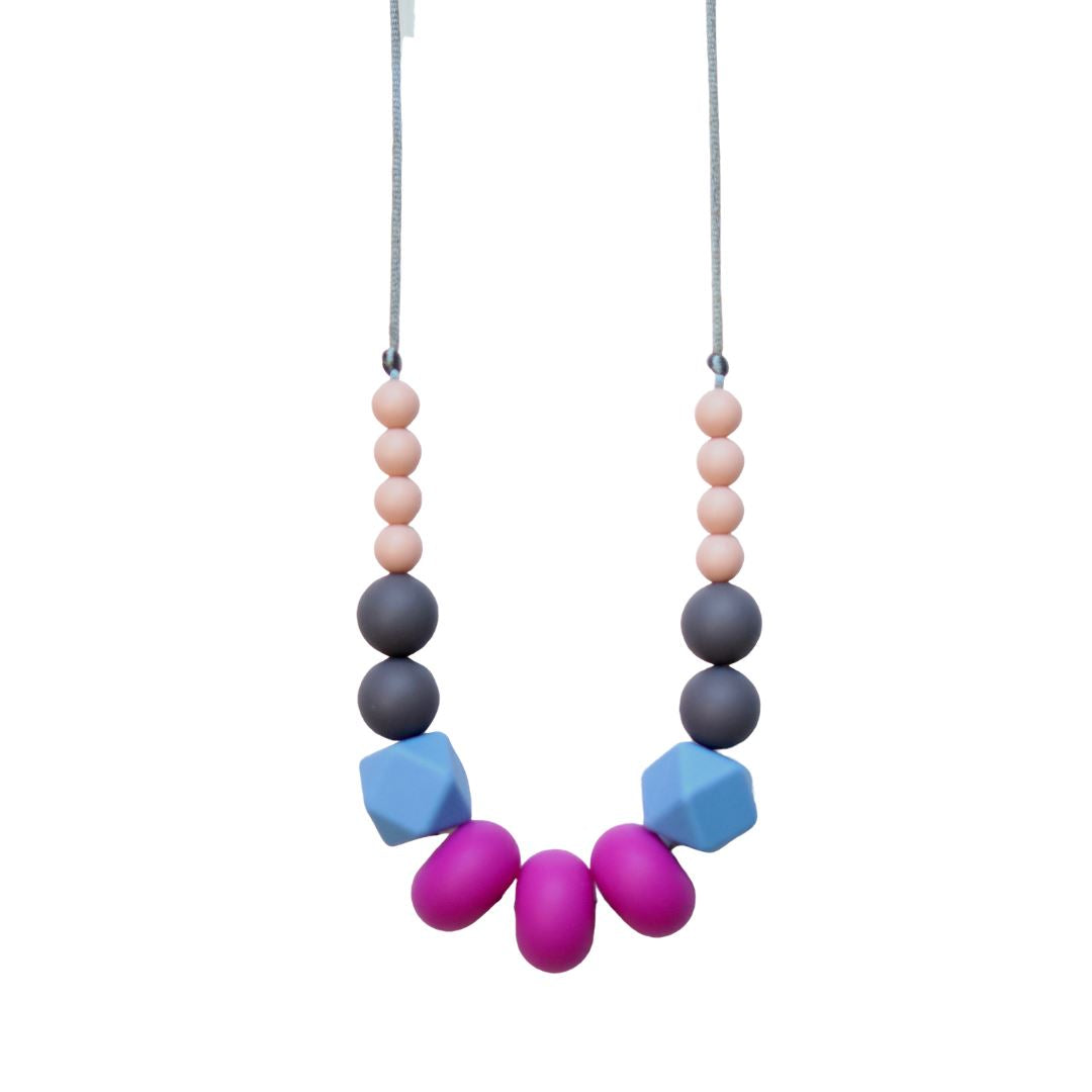 Teething necklace - Bold (different colours available) Baby and Kids Pretty Clean Living Bold - hot pink Prettycleanshop