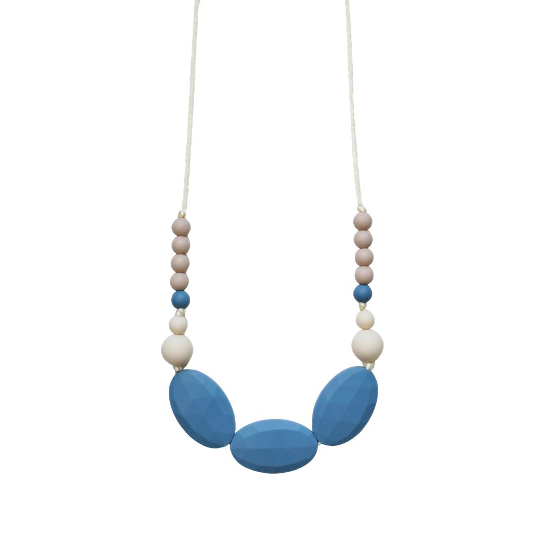 Teething necklace - Bold (different colours available) Baby and Kids Pretty Clean Living Bold - medallions blue Prettycleanshop