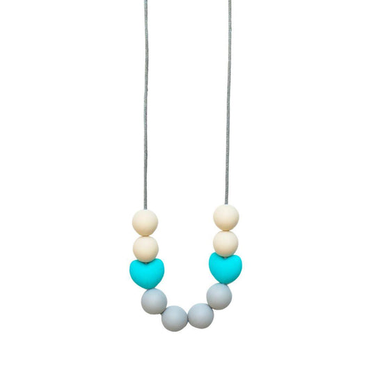 Teething necklace - Sweatheart (different colours available) Baby and Kids Pretty Clean Living Sweatheart - Aqua Prettycleanshop