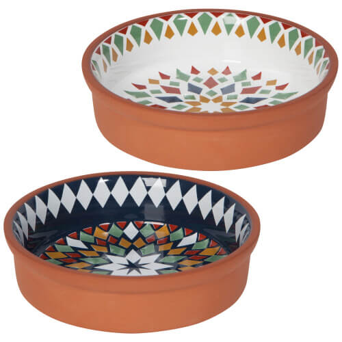 Terracotta Small Dish - Kaleido Set of 2 Kitchen Now Designs Prettycleanshop
