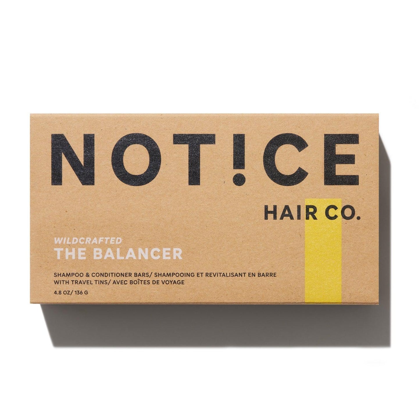 The Balancer Smoothing Shampoo + Conditioner Bars Travel Pack - by Unwrapped Life Hair Not!ce Hair Co. Prettycleanshop