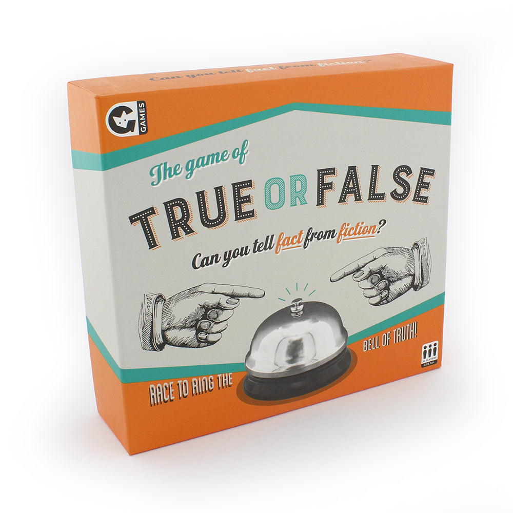 The Game of True or False Games Ginger Fox Prettycleanshop