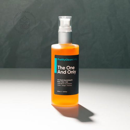 The One and Only: Dry Touch Body Oil Body Care Pretty Clean Living 100mL frosted glass bottle Prettycleanshop