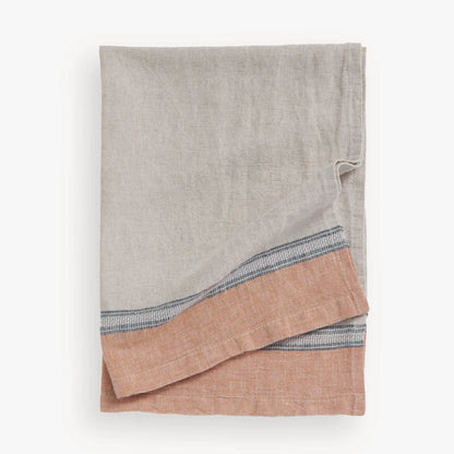 Linen Hand Towel - French Stripe