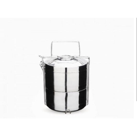 Tiffin Stainless Steel Lunch Containers on the go Onyx 2 tier Prettycleanshop