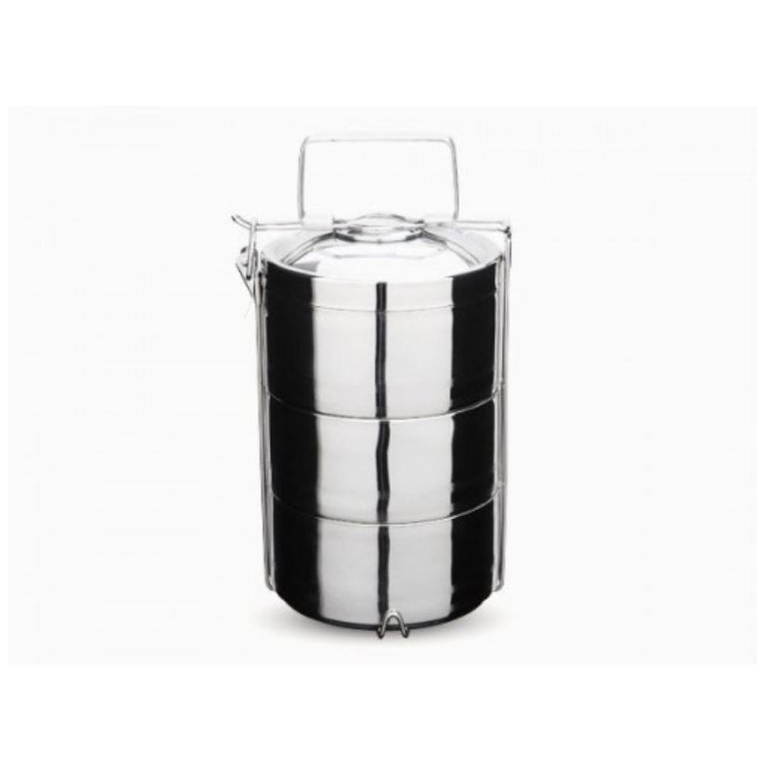 Tiffin Stainless Steel Lunch Containers on the go Onyx 3 tier Prettycleanshop