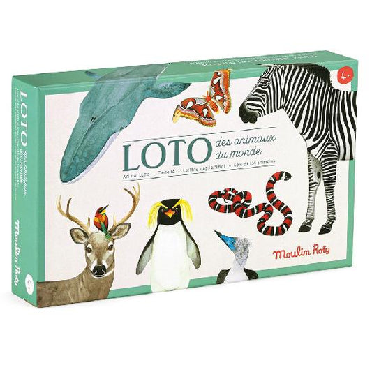 Tout Autour Animal Lotto/Bingo by Moulin Roty Baby and Kids Moulin Roty Prettycleanshop