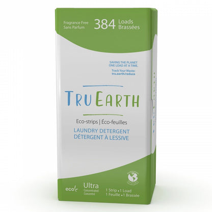 Tru Earth Laundry Detergent Strips - 384 Loads Box - Fragrance Free Laundry Tru Earth 384 loads in box Prettycleanshop