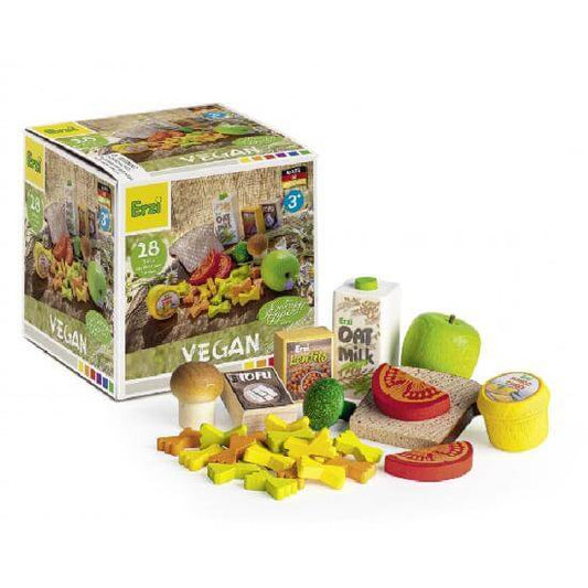 Assorted Wooden Vegan Food Set by Erzi Toys Erzi Prettycleanshop