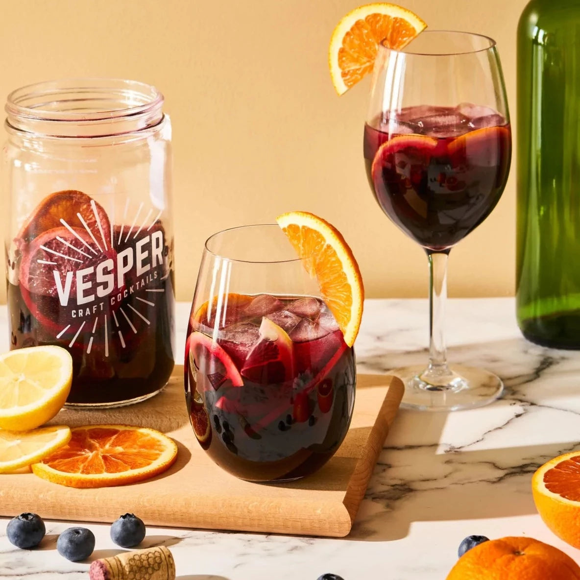 Craft Cocktail Infusion Kit Jar - Red Velvet Sangria Kitchen Vesper Prettycleanshop