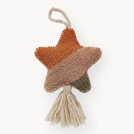 Vintage Hand Embroidered Ornament - Star Holiday Pokoloko Prettycleanshop