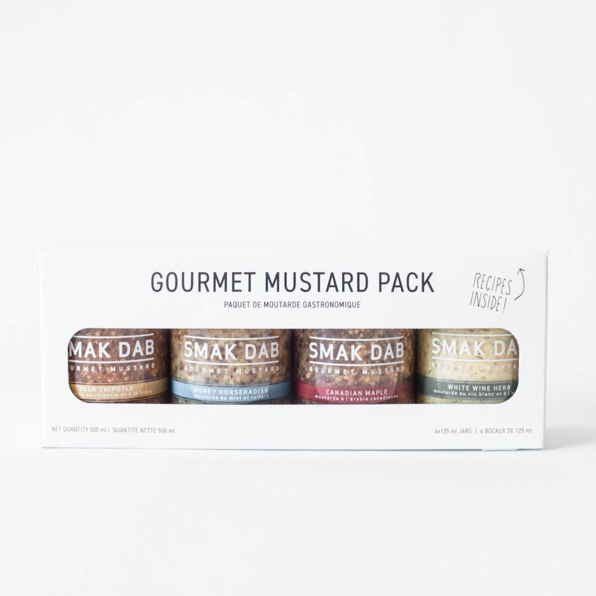 White Gourmet Mustard Packs Kitchen Smak Dab Prettycleanshop
