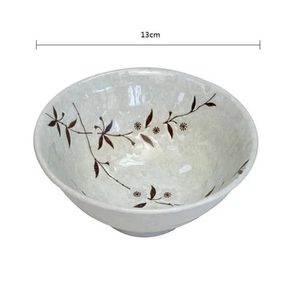 Mino Yaki White Sakura Japanese Porcelain Small Bowl