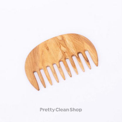 Olivewood Wide Tooth Comb by Redecker Hair Redecker Prettycleanshop