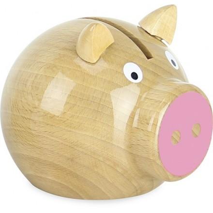 Wooden Piggy Bank by VILAC Kids Vilac Prettycleanshop