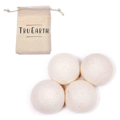 Wool Dryer Balls - Set of 4 - by Tru Earth Laundry Tru Earth Prettycleanshop