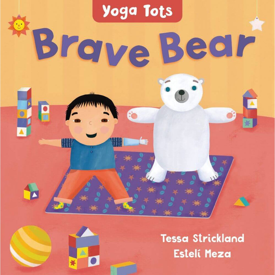 Brave Bear - Yoga Tots Board Book Books Books Various Prettycleanshop